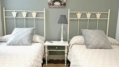 Cama o camas de una habitación en Wallada San Hipólito