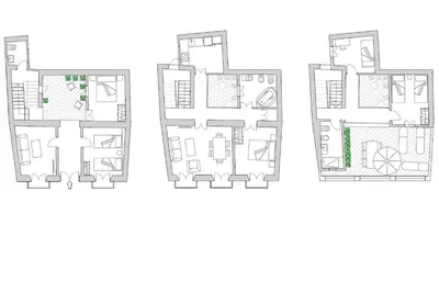Plano de Veoapartment Quintana Terrace