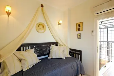 Cama o camas de una habitación en Veoapartment Quintana Terrace
