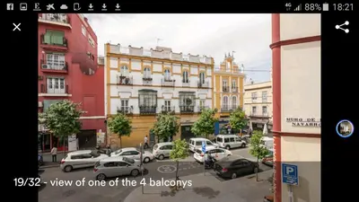 Plano de Charming luminous flat in the center of Seville