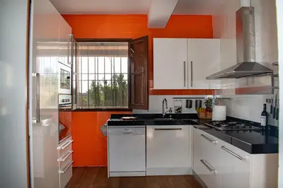 Una cocina o zona de cocina en Casa de campo 