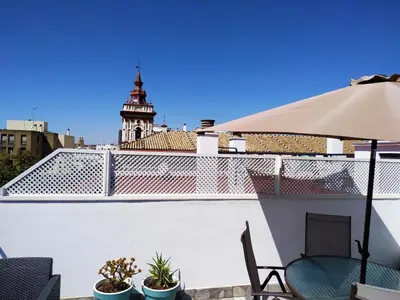 Un balcón o terraza de Charming Terrace - Sunny Chill Out Terrace