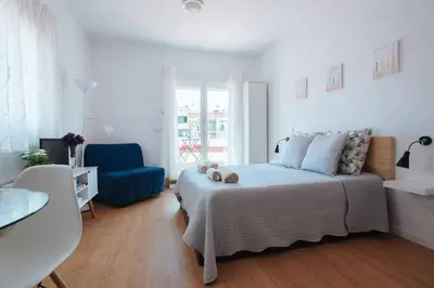 Cama o camas de una habitación en Charming Terrace - Sunny Chill Out Terrace