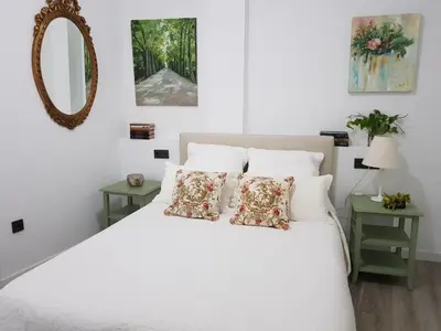 Cama o camas de una habitación en Casa Aguilas