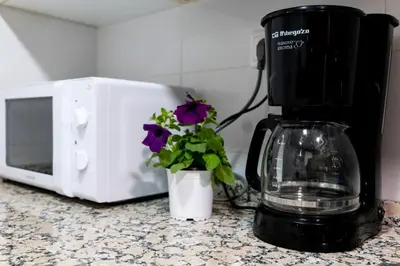 Una cocina o zona de cocina en Puerta de la Luna