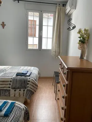 Cama o camas de una habitación en Casa de la Cañada - piso completo