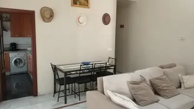Una cocina o zona de cocina en Pension Perez Montilla