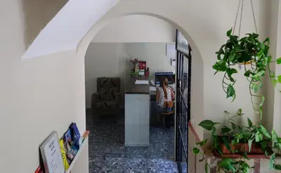 El vestíbulo o zona de recepción de Pension Perez Montilla