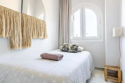 Cama o camas de una habitación en La casa de Jacobo