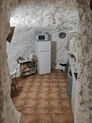 Una cocina o zona de cocina en Cueva El Parral