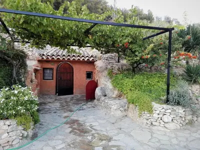 Jardín al aire libre en Cueva El Parral