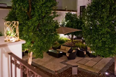 Jardín al aire libre en Eurostars Patios de Cordoba
