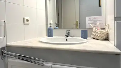 Un baño de Casa San Martín Sevilla