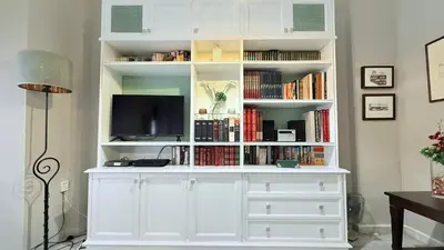 Biblioteca en el apartamento