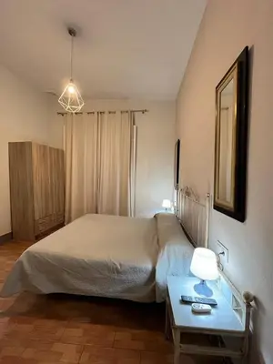 Cama o camas de una habitación en Pensión Bienvenido