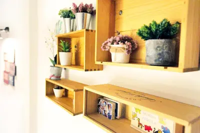 Biblioteca en el apartamento