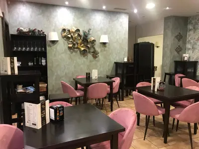 Zona de estar de Hostal Plaza