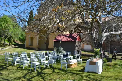 Jardín al aire libre en La Cartuja de Cazalla