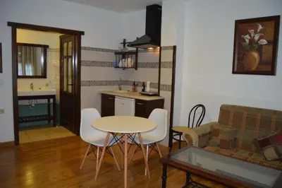 Una cocina o zona de cocina en Alojamiento con encanto