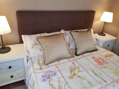 Cama o camas de una habitación en Casita Las Melosillas