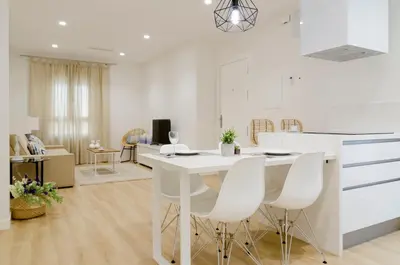 Zona de estar de Lujosa vivienda en plena Judería