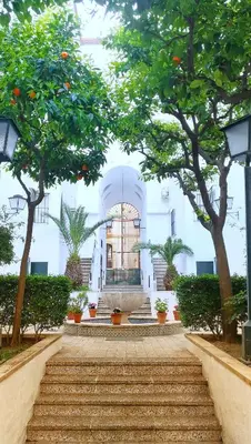 Jardín al aire libre en Muro de los Navarros 26-Apartamentos