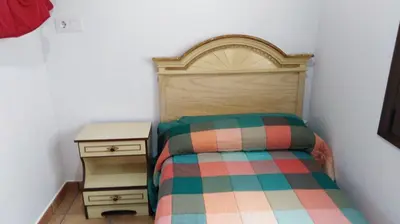 Cama o camas de una habitación en Casas del Madroño