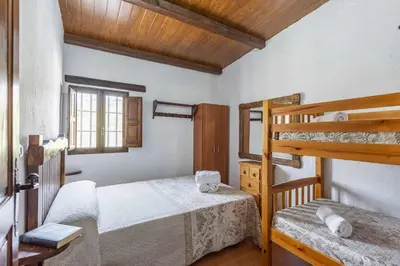 Cama o camas de una habitación en Casa Rural El Ventorrillo