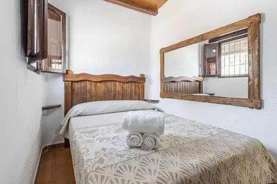 Cama o camas de una habitación en Casa Rural El Ventorrillo
