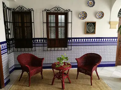 Zona de estar de Hostal Maestre