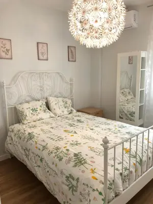 Cama o camas de una habitación en Casa De Los Espejos