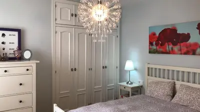 Cama o camas de una habitación en Casa De Los Espejos