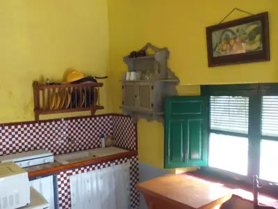 Una cocina o zona de cocina en Cortijo El Berrocal