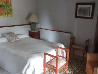 Cama o camas de una habitación en Cortijo El Berrocal