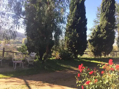 Jardín al aire libre en Cortijo El Berrocal