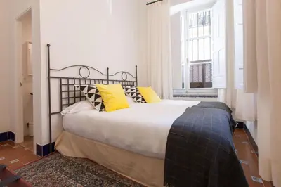 Cama o camas de una habitación en Casa de Tintes