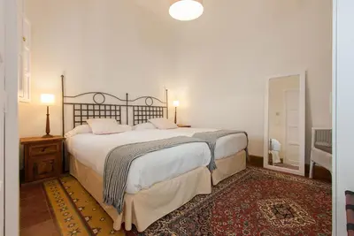 Cama o camas de una habitación en Casa de Tintes