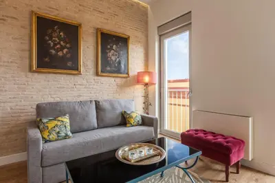 Zona de estar de Apartamentos RG Suites Jardines de Murillo