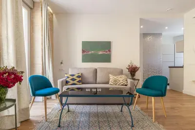 Zona de estar de Apartamentos RG Suites Jardines de Murillo
