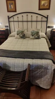 Cama o camas de una habitación en Hotel Baviera