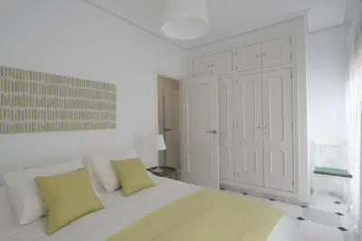 Cama o camas de una habitación en Entre Magnolios