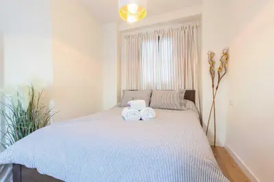 Cama o camas de una habitación en Precioso apartamento casco antiguo de Sevilla Castellar 23 bajo