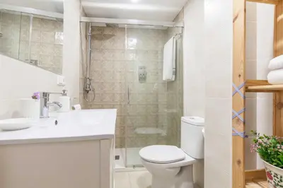 Un baño de Precioso apartamento casco antiguo de Sevilla Castellar 23 bajo