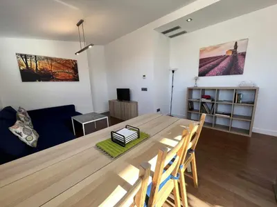 Zona de estar de Ático San Bernardo Terraza y Parking Incluido