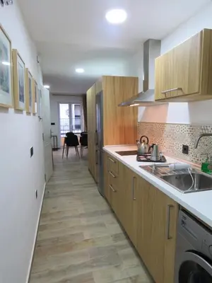 Una cocina o zona de cocina en Living Sevilla Apartments Hércules