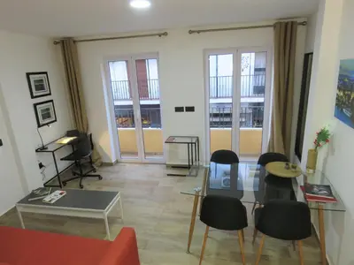 Zona de estar de Living Sevilla Apartments Hércules