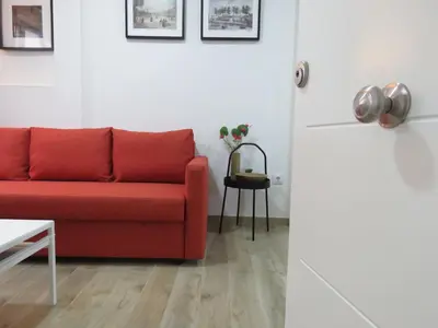 Zona de estar de Living Sevilla Apartments Hércules
