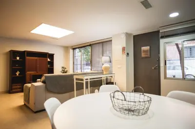 Zona de estar de Loft AZAHAR y Loft BEGONIA