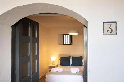 Cama o camas de una habitación en Conde Central Courtyard by Valcambre