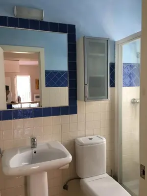 Un baño de Vidrio Apartment